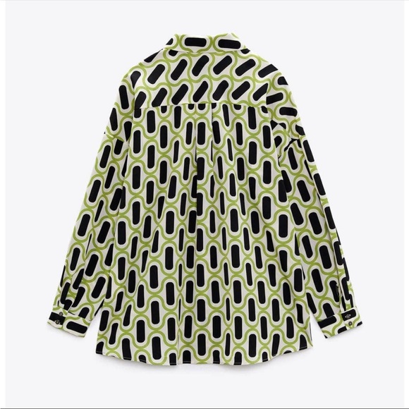 Coord set - geometric print pant& blouse - Picture 10 of 11